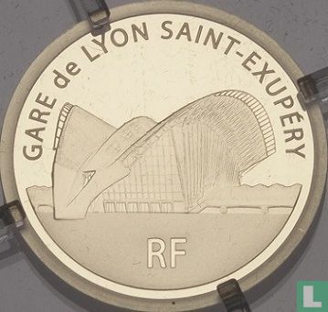 Frankrijk 50 euro 2012 (PROOF) "Lyon TGV station" - Afbeelding 2