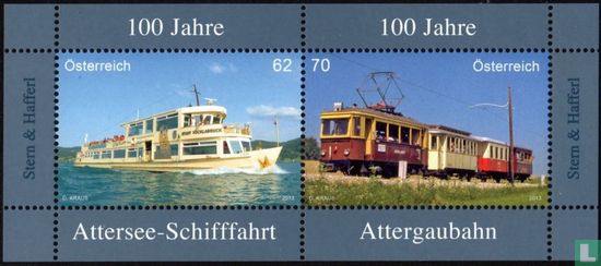 100 years of shipping Attersee and 100 years of Attergaubahn