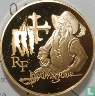 Frankrijk 50 euro 2012 (PROOF) "Heroes of the French literature - D'Artagnan" - Afbeelding 2