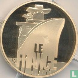 France 50 euro 2012 (PROOF - gold) "Le France" - Image 2
