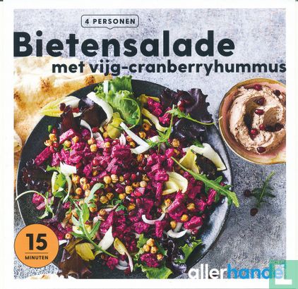 Bietensalade met vijg-cranberryhummus - Afbeelding 1