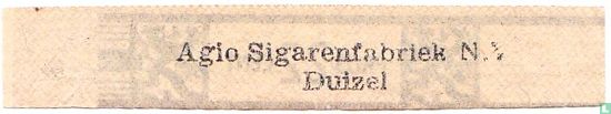 Prijs 22 cent - (Achterop: Agio Sigarenfabriek N.V. Duizel)  - Image 2