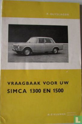 Vraagbaak voor uw Simca 1300 en 1500 - Bild 1