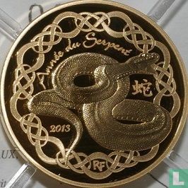 France 50 euro 2013 (PROOF) "Year of the Snake" - Image 1
