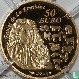 France 50 euro 2013 (PROOF) "Year of the Snake" - Image 2