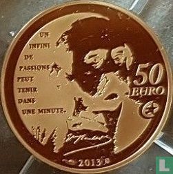Frankrijk 50 euro 2013 (PROOF) "Heroes of the French literature - Madame Bovary" - Afbeelding 1