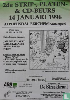 2de Strip-, platen- & cd- beurs 14 januari 1996 - Afbeelding 1