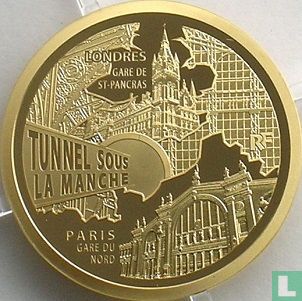 Frankreich 50 Euro 2013 (PP) "Channel Tunnel - North Station and St. Pancras Station" - Bild 2