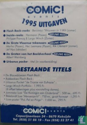 Comic events 1995 uitgaven - Image 1
