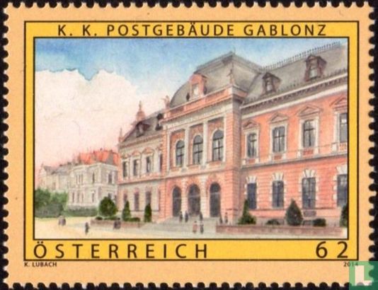 Postgebäude Gablonz