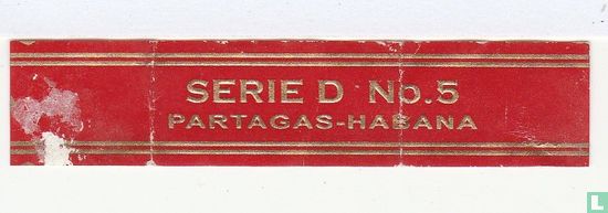 Serie D No. 5 Partagas Habana - Afbeelding 1