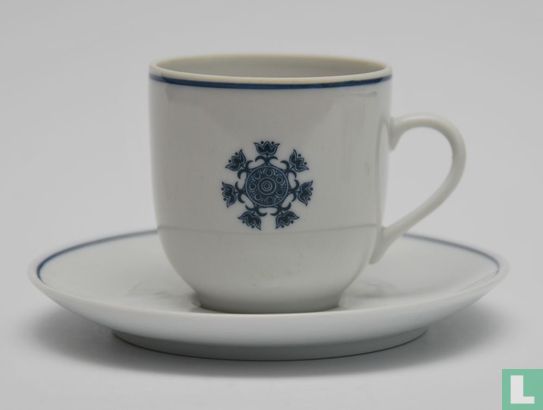 Koffiekop en schotel - Model onbekend - Decor Rosette - Mosa - Bild 1