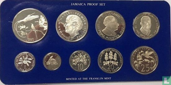 Jamaica mint set 1980 (PROOF) - Image 2