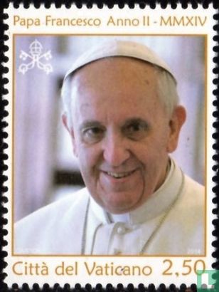 Tweede jaar pontificaat Paus Franciscus