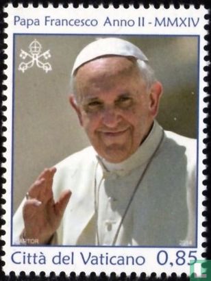 Second year of Pope Francis' pontificate
