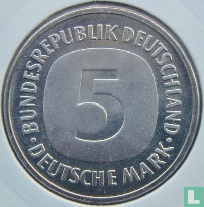 Allemagne 5 mark 1978 (G) - Image 2