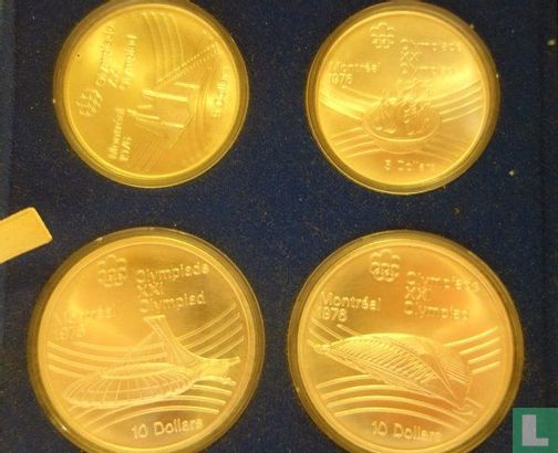 Canada mint set 1976 (PROOF - serie VII) "XXI Olympics in Montreal" - Image 2