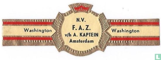 N.V. F.A.Z. v/h Kaptein Amsterdam - Washington - Washington - Afbeelding 1