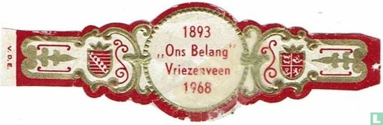 1893 "Ons Belang"Vriezenveen 1968 - Afbeelding 1
