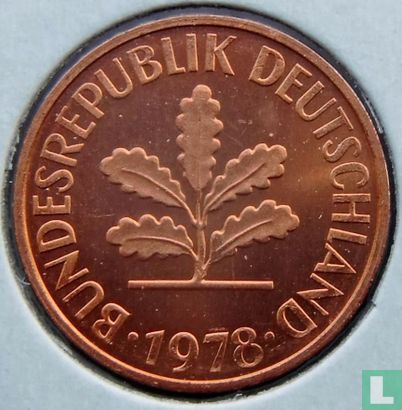 Germany 2 pfennig 1978 (J) - Image 1