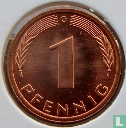 Duitsland 1 pfennig 1978 (G) - Afbeelding 2