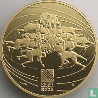 Frankrijk 50 euro 2015 (PROOF) "Rugby World Cup" - Afbeelding 1