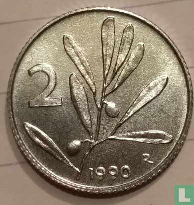 Italy 2 lire 1990 - Image 1