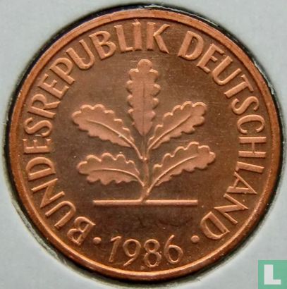Deutschland 2 Pfennig 1986 (G) - Bild 1