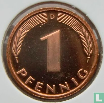 Allemagne 1 pfennig 1986 (D) - Image 2