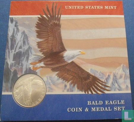 États-Unis 1 dollar 2008 (folder) "Bald Eagle" - Image 1