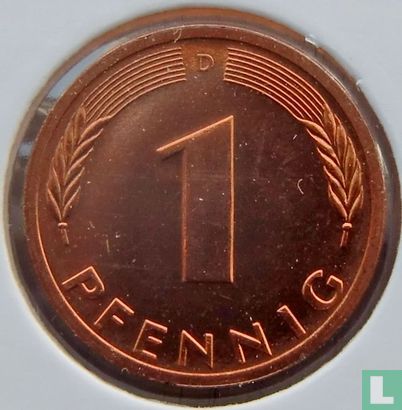 Duitsland 1 pfennig 1978 (D) - Afbeelding 2