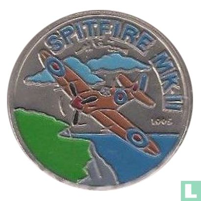 Arabische Democratische Republiek Sahara 100 pesetas 1995 "Spitfire MK-II" - Afbeelding 1