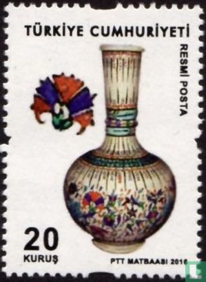Glazed vases