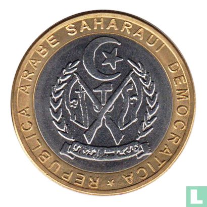 Sahara Arabische Democratische Republiek 500 pesetas 2004 "Fennec Foxes" - Image 2
