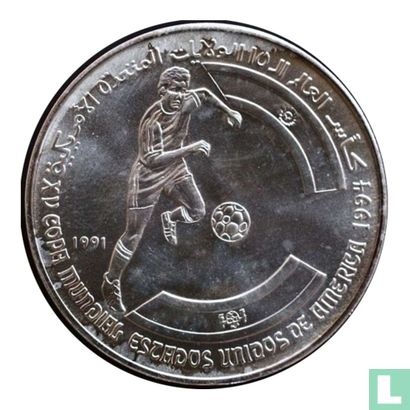 Arabische Democratische Republiek Sahara 500 pesetas 1991 (type 1) "1994 Football World Cup in USA" - Afbeelding 1