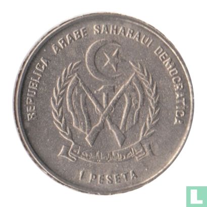 Arabische Democratische Republiek Sahara 1 peseta 1992 - Afbeelding 2