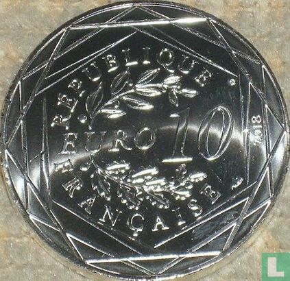 France 10 euro 2018 "Mickey & France - Mont St Michel" - Image 1