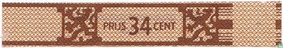 Prijs 34 cent - Agio Sigarenfabrieken N.V. Duizel - Image 1