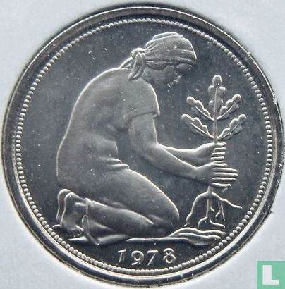 Deutschland 50 Pfennig 1978 (F) - Bild 1
