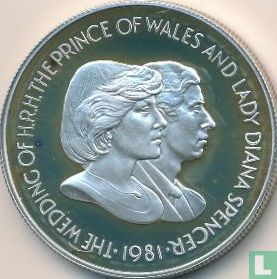 Falklandinseln 50 Pence 1981 (PP) "Royal Wedding of Prince Charles and Lady Diana" - Bild 1