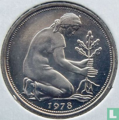 Deutschland 50 Pfennig 1978 (G) - Bild 1