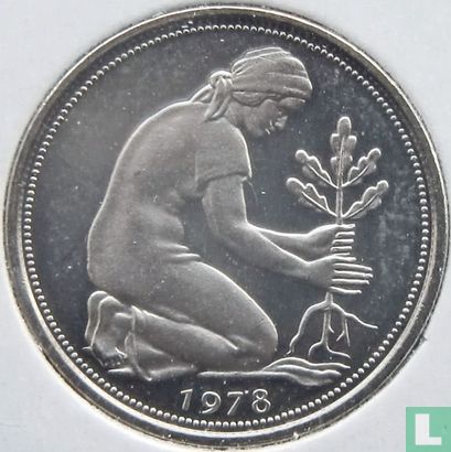 Duitsland 50 pfennig 1978 (J) - Afbeelding 1
