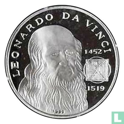 Sahrawi Arab Democratic Republic 1000 pesetas 1999 (PROOF) "480th anniversary Death of Leonardo da Vinci" - Image 1