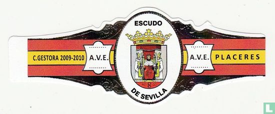 Escudo de Sevilla - C. Gestora 2009-2010 A.V.E. - A.V.E. Placeres - Image 1