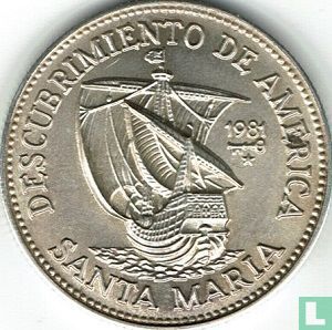 Kuba 5 Peso 1981 "Santa Maria" - Bild 1