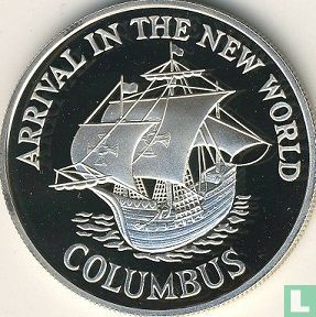 Jamaika 10 Dollar 1991 (PP) "500 years Columbus Discovery of the New World" - Bild 2