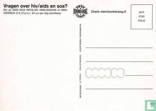 B004391 - hiv/aids en soa "Are you really my one and only Valentine?" - Afbeelding 2