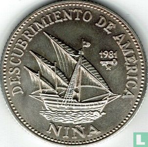 Cuba 5 pesos 1981 "Niña" - Afbeelding 1