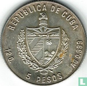 Cuba 5 pesos 1981 "Niña" - Afbeelding 2
