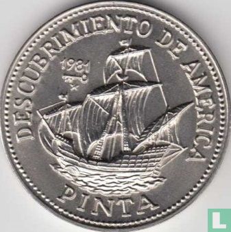 Cuba 1 peso 1981 "Pinta" - Image 1